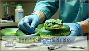 treating snake diseases