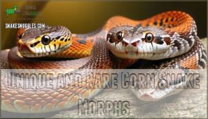unique and rare corn snake morphs