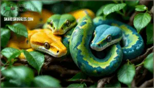 unique features of green tree python morphs