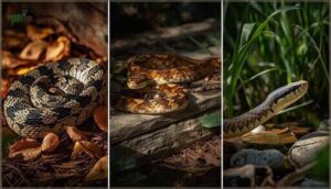 venomous snakes found near homes