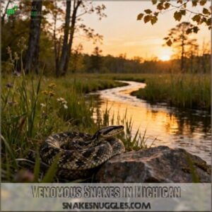venomous snakes in michigan