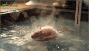 warming prey to proper temperature
