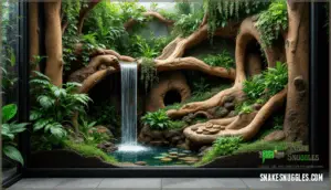 water features and climbing structures