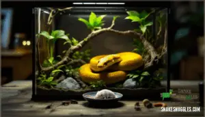 what do snakes eat in captivity