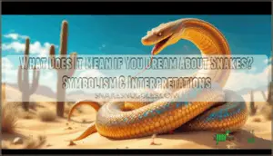 what does it mean if you dream about snakes