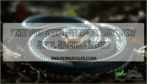 what does snake aggression look like