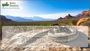 what is the rattlesnake gestation period