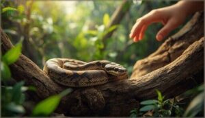 what makes boa constrictors calm