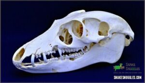 what makes snake skulls unique