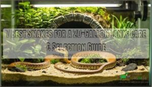 what snakes can live in a 20 gallon tank