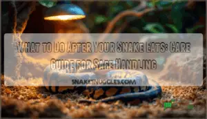 what to do after snake eats