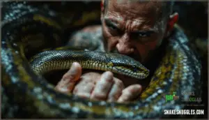 what to do if a constrictor attacks