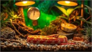 what triggers egg development in corn snakes