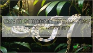 whats the temperament of a reticulated python