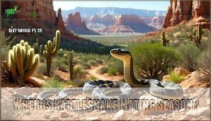 when is rattlesnake mating season