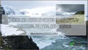 where are there no snakes in the world where are there no snakes in the world
