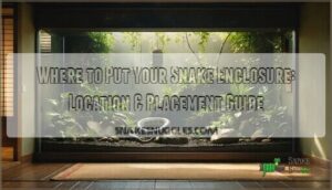 where should i put my snake enclosure