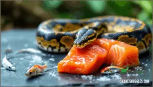 which fish are suitable for ball pythons