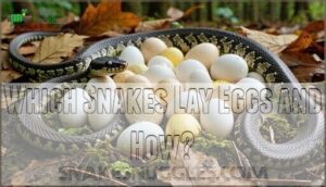 which snakes lay eggs and how