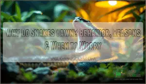 why do snakes yawn why do snakes yawn