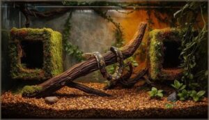 adding hides, branches, and climbing features adding hides, branches, and climbing features