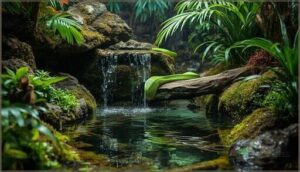 adding water features and drinking areas