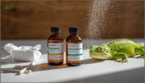 antiseptic solutions (betadine, chlorhexidine)