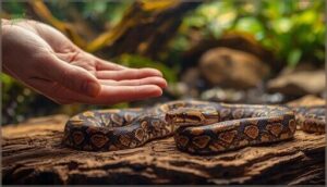 approaching and picking up your snake approaching and picking up your snake