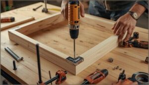 assembling the frame and supports assembling the frame and supports