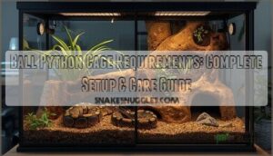 ball python cage requirements