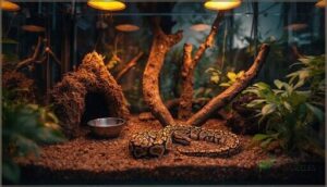 ball python enclosure dimensions