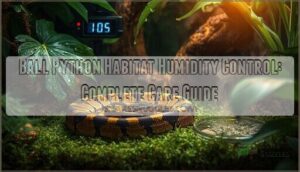 ball python habitat humidity control