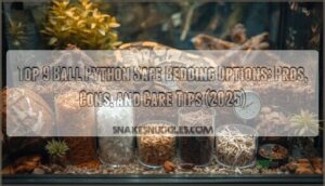 ball python safe bedding options