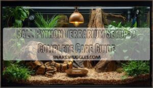 ball python terrarium setup