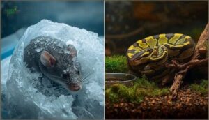 benefits of frozen-thawed vs live prey