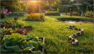benefits of garter snakes in yards