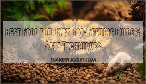 Best Food for Baby Boa: Feeding Guide & Safe Techniques