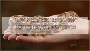boa constrictor snake pet friendliness