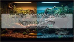 boa snake habitat setup