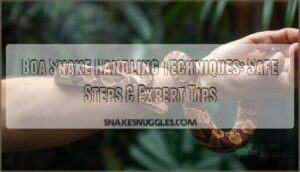 boa snake handling techniques