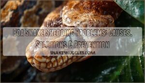 boa snake shedding problems