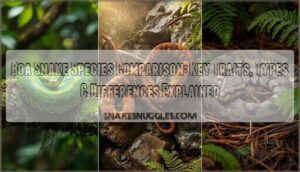 boa snake species comparison
