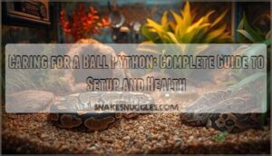 caring for a ball python