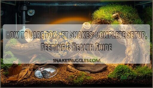 How to Care for Pet Snakes: Complete Setup, Feeding & Health Guide