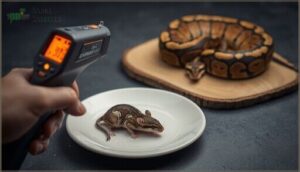 checking prey temperature before feeding checking prey temperature before feeding