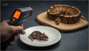 checking prey temperature before feeding checking prey temperature before feeding