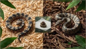 choosing bedding by king snake species