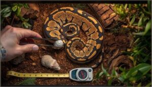 choosing the right prey size and type choosing the right prey size and type