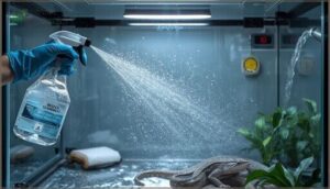 cleaning and disinfecting the enclosure cleaning and disinfecting the enclosure