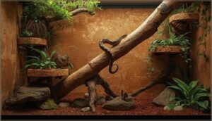 climbing and enrichment features